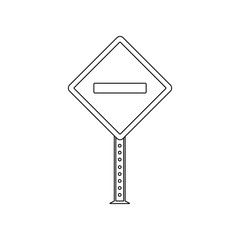 Poster - Vehicular traffic colored icon. Element of road signs and junctions for mobile concept and web apps icon. Outline, thin line icon for website design and development, app