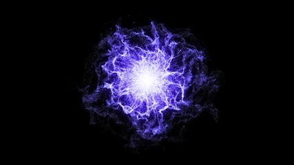 Wall Mural - 3d rendering. abstract energy wave (seamless loop)