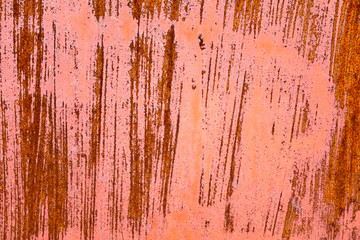 Poster - iron wall with rust. grunge texture. background for the designer. corrosion of metal