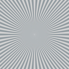 Poster - Grey abstract retro circus ray burst background