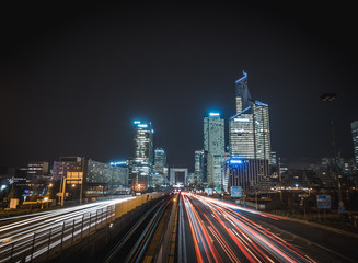 La Défense by night