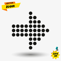 Poster - arow flat icon illustration. arow isolated sign. arow vector illustration