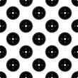 © Aayam 4D - Saw Blade Icon Seamless Pattern, Circular Saw Icon