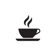 Coffee Cup Icon In Flat Style Vector Icon For Apps, UI, Websites. Black Icon Vector Illustration.