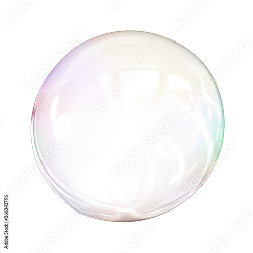 Fotomural soap bubble background illustration
