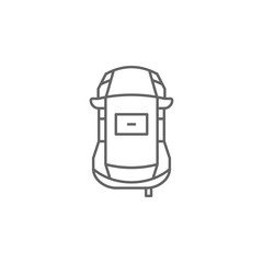 Poster - Car icon. Element of auto service icon. Thin line icon for website design and development, app development. Premium icon