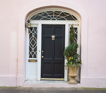 Front View Of Ancient House In Charleston City