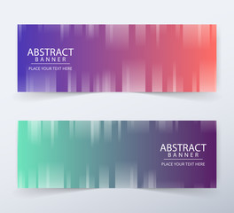 Poster - Abstract geometric web design banner template. Annual report, design templates, future poster template design.