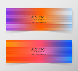 Poster - Abstract geometric web design banner template. Annual report, design templates, future poster template design.