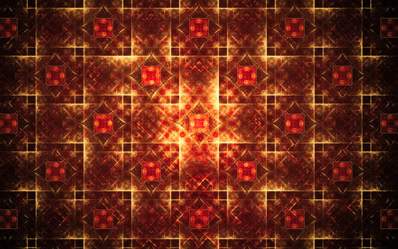 digital generated image in the form of abstract geometric shapes of various shades and colors for use in web design and computer graphics