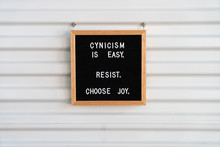 Cynicism Is Easy