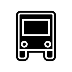 Aufkleber - bus icon. Element of navigation for mobile concept and web apps icon. Glyph, flat icon for website design and development, app development