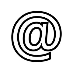 Aufkleber -  sign icon. Element of navigation for mobile concept and web apps icon. Glyph, flat icon for website design and development, app development