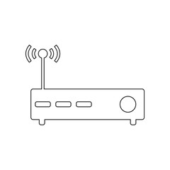 Aufkleber - access point icon. Element of web for mobile concept and web apps icon. Outline, thin line icon for website design and development, app development