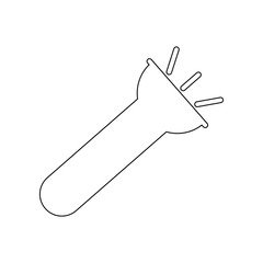 Aufkleber - lamp icon. Element of web for mobile concept and web apps icon. Outline, thin line icon for website design and development, app development