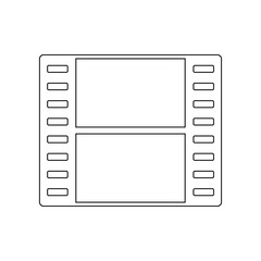 Aufkleber - camera roll icon. Element of web for mobile concept and web apps icon. Outline, thin line icon for website design and development, app development