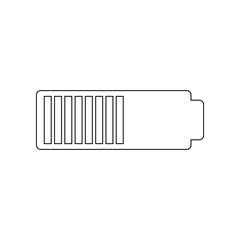 Poster - battery level icon. Element of web for mobile concept and web apps icon. Outline, thin line icon for website design and development, app development