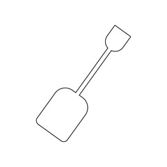 Poster - shovel icon. Element of web for mobile concept and web apps icon. Outline, thin line icon for website design and development, app development