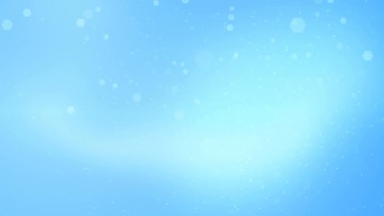 Wall Mural - Holiday light blue shining elegant background. Looped 4K motion graphic.