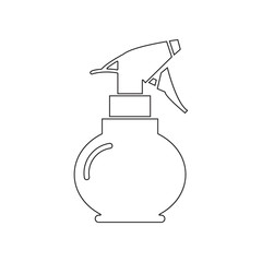 Poster - water spray icon. Element of beauty salon for mobile concept and web apps icon. Outline, thin line icon for website design and development, app development