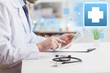 © BillionPhotos.com - Close-up Doctor at hospital working with tablet pc