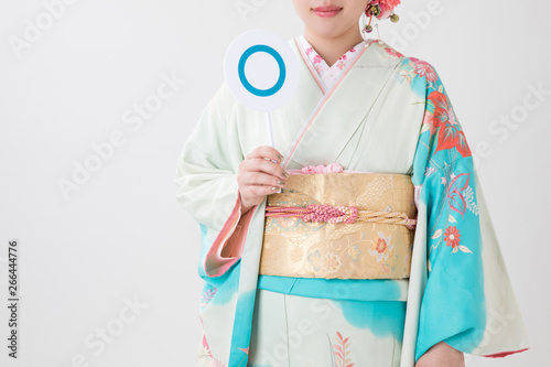 マルを持つ振袖の女性 Buy This Stock Photo And Explore Similar Images At Adobe Stock Adobe Stock