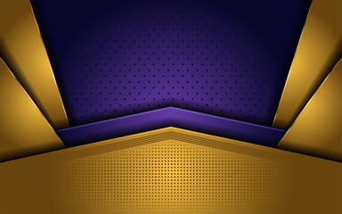 Wall Mural - elegant gold and purple luxury background