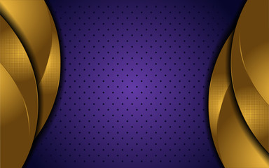 Wall Mural - elegant gold and purple luxury background