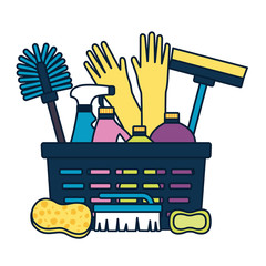 Wall Mural - spring cleaning tools