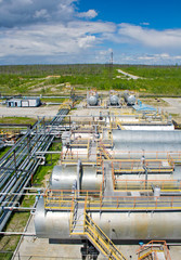 Poster - Oil refinery plant