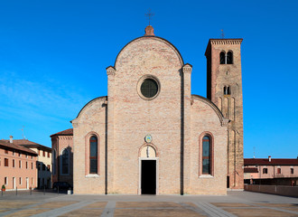 Wall Mural - Die Cattedrale di Santo Stefano Protomartire In Concordia Sagittaria / Julisch Venetien / Italien