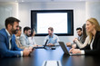 © NDABCREATIVITY - Picture of business meeting in conference room