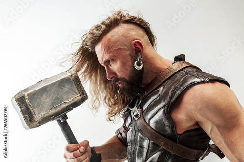 God of thunder Canvas Print