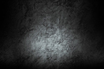 Aufkleber - Spotlight studio light on wall paintTexture Background black and white gradients design for creative project.