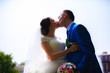 © Andriy Petrenko - Wedding shot of bride and groom