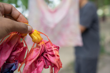 Process making tie dye - Image