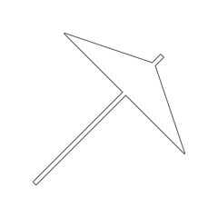 Poster - Umbrella icon. Element of China for mobile concept and web apps icon. Outline, thin line icon for website design and development, app development
