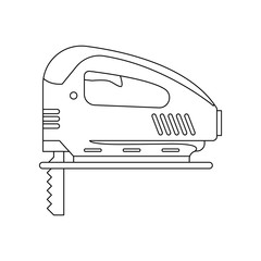Poster - color Hand-sawed wood icon. Element of construction tools for mobile concept and web apps icon. Outline, thin line icon for website design and development, app development