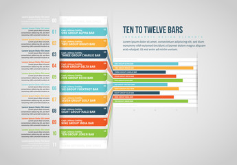 Canvas Print - Ten to Twelve Bars Infographic