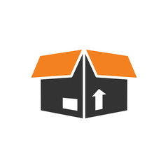 Poster - Delivery related icon on background for graphic and web design. Simple vector sign. Internet concept symbol for website button or mobile app.