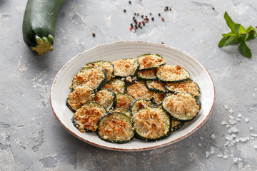 Baked zucchini with parmesan Homemade