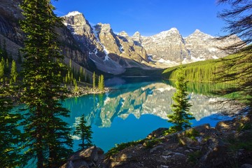 Bannff National Park. Lake Moraine