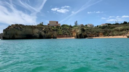 Wall Mural - Rock formations in Ponta da Piedade Lagos Portugal 