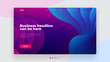 © great_bergens - Liquid color background design for Landing page site. Fluid gradient shapes composition. Futuristic design posters. Eps10 vector.