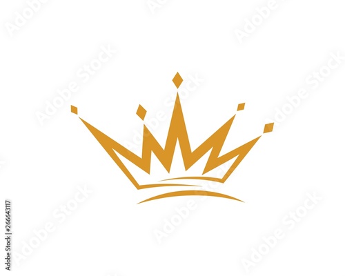 Crown Logo Template vector icon Tableau sur Toile