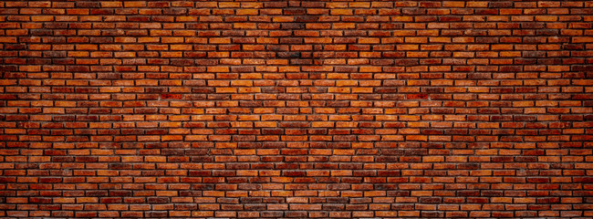 Wall Mural - old red brick texture details background. house, shop, cafe and office design backdrop.
