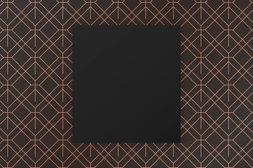 Wall Mural - Gatsby patterned frame