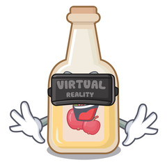 Sticker - Virtual reality apple cider in the character shape