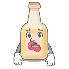 Sticker - Afraid apple cider in the character shape