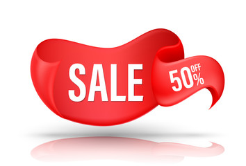 Wall Mural - ribbon banner